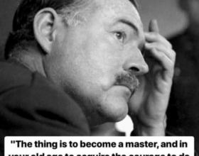 ΤΗΕ THING IS TO BECOME A MASTER